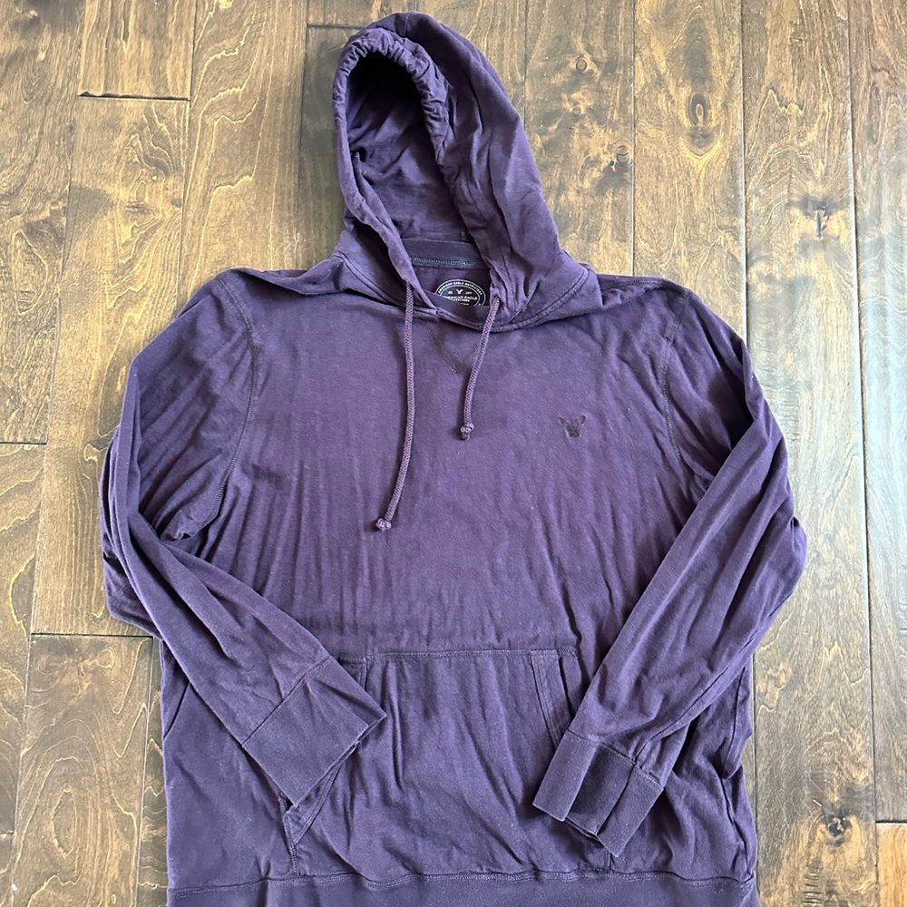 American Eagle Outfitters Dark Purple Hoodie
